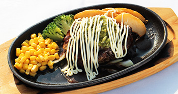 刻みワサビマヨネーズハンバーグ