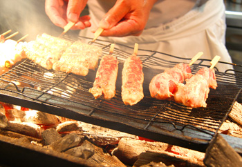 写真：炭火焼きとり